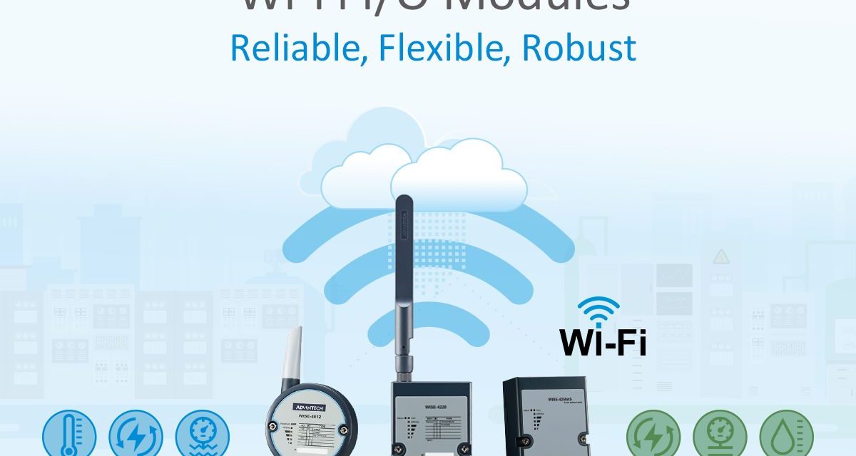 Advantech WISE-4250 Dual-Band Industrial Wi-Fi I/O Module