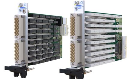 New PXI/PXIe 5 Amp Power Relay Modules from Pickering Interfaces  offer twice the switching density