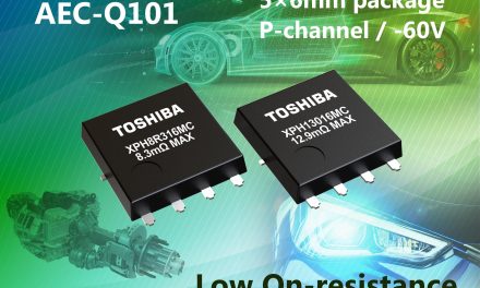 Toshiba introduces additional -60V P-channel MOSFETs