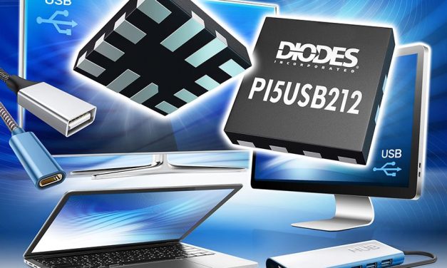 Self-Adapting USB 2.0 Signal Conditioner IC from Diodes Incorporated Saves Power and Simplifies System Design