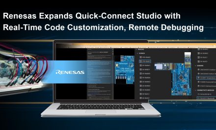 Renesas Expands Quick Connect Studio with Real-Time Code Customisation, Remote Debugging and Broad Portfolio of Supported Devices