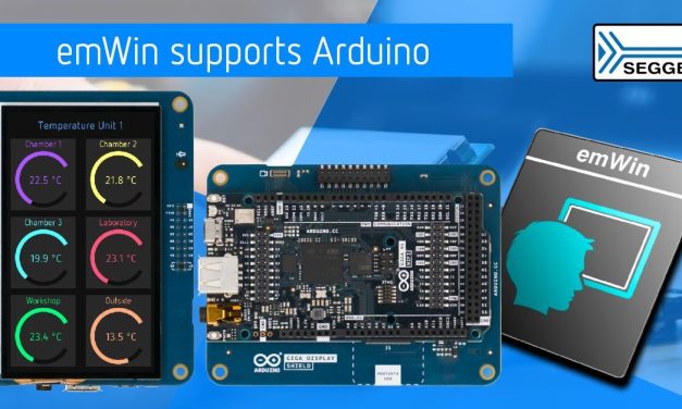 SEGGER emWin supports Arduino