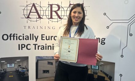 A.R.T. congratulates Justyna M for becoming IPC UK hand soldering champion