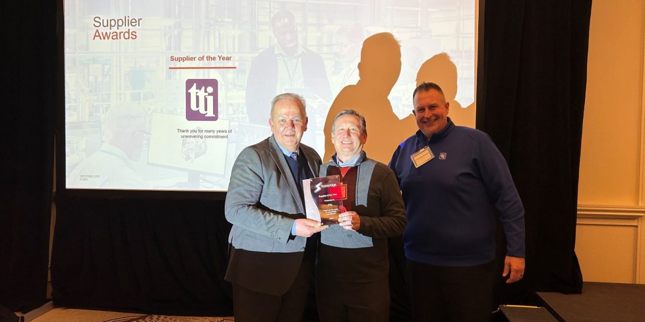 TTI Europe is awarded Supplier of the Year by Stoneridge, Inc. – Award recognises TTI Europe’s focus and dedication