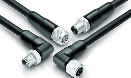M12: UL-approved K and L cable connectors coded for power supply